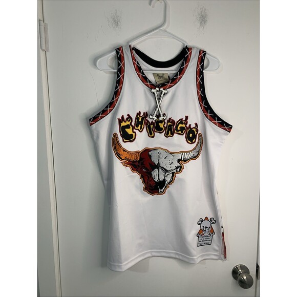 Chicago Bulls Jordan Graphic Jersey Size Small NWT - Picture 1 of 5